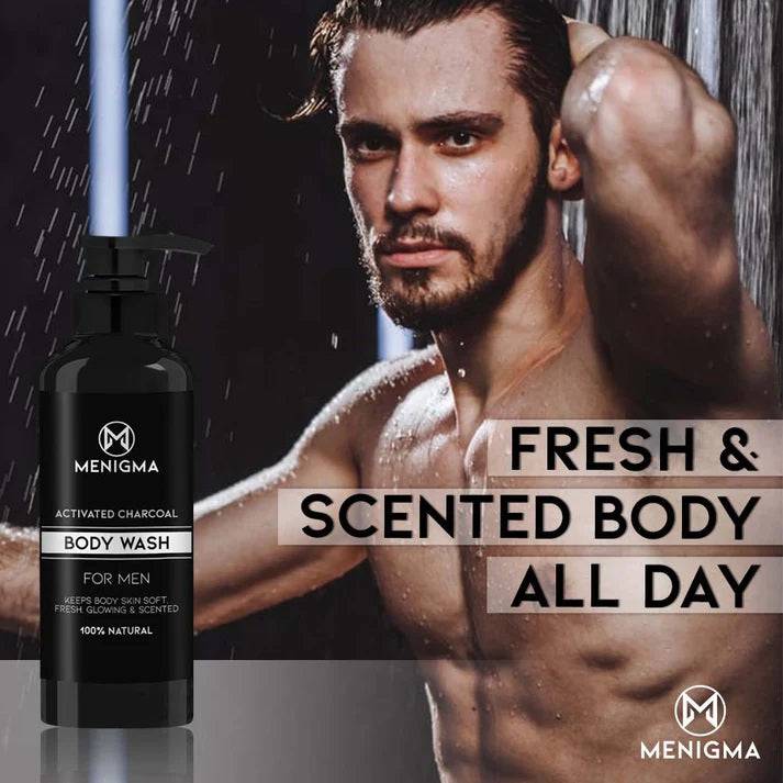 Menigma Activated Charcoal Body Wash | Newly Launched 200Ml - My Store