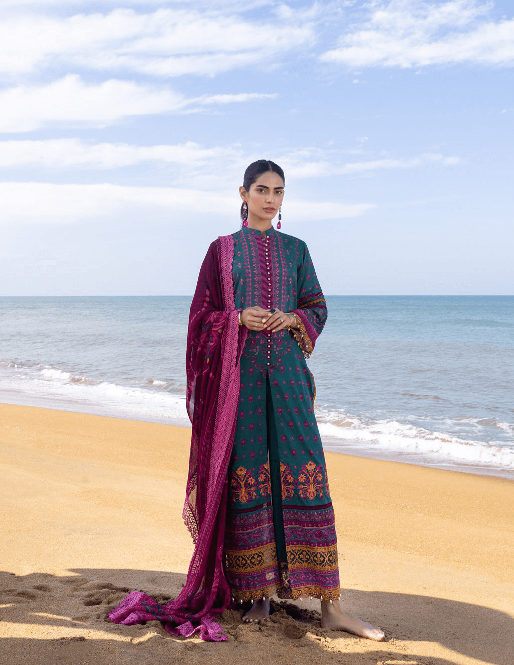 Tahra By Zainab Chottani Embroidered Lawn Suits Unstitched 3 Piece TROPIC LUSH 3A