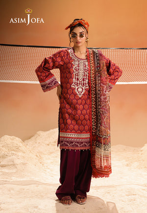 Rhapsody By Asim Jofa Unstitched 3 Piece Summer Collection'2025 Ajubu-26