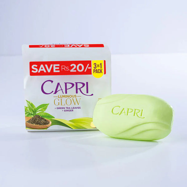Capri - Refreshing Purifying Green Tea Soap - 3 in 1 - 150g