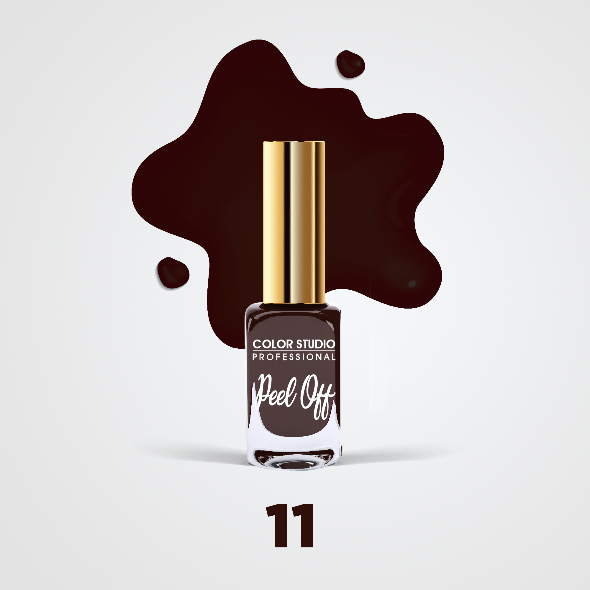 Color Studio - 11 Praha - Peel Off Nail Colors - Water Based Nail Polish