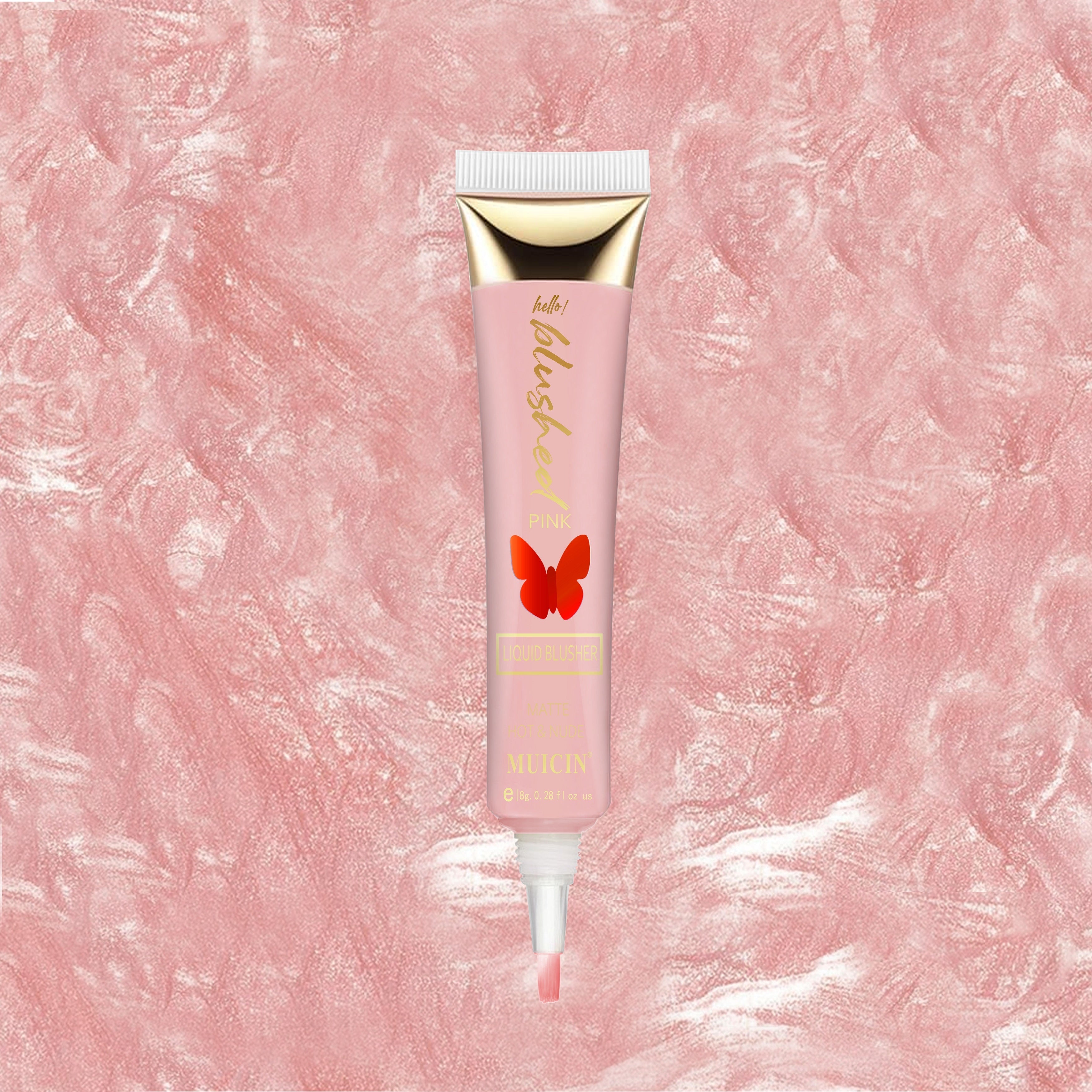 MUICIN - Butterfly Pink Blusher Tube - 8g