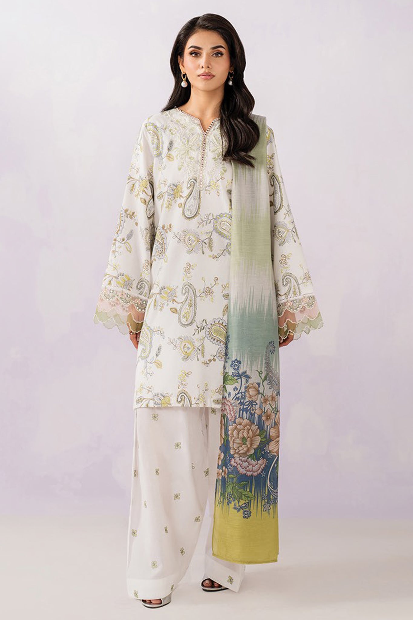 Le'Essence By Xenia Unstitched 3 Piece Summer Suit-12-Izzy