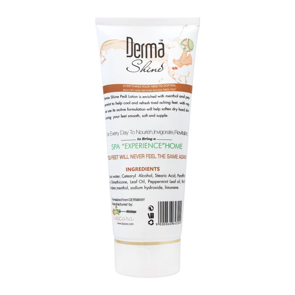 Derma Shine - Peppermint & Menthol Pedi Lotion - 200g