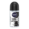 Nivea - Deodorant Roll On Men Invisible Black & White - 25Ml