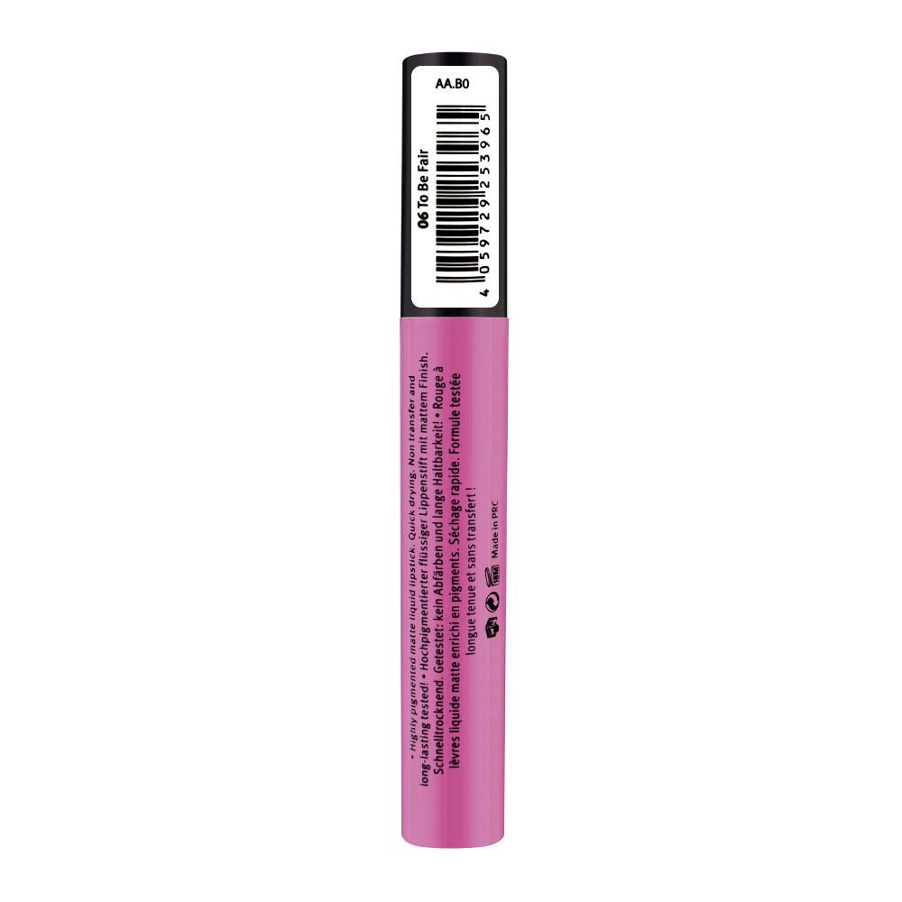 Essence - Stay 8h Matte Liquid Lipstick 06 To Be Fair