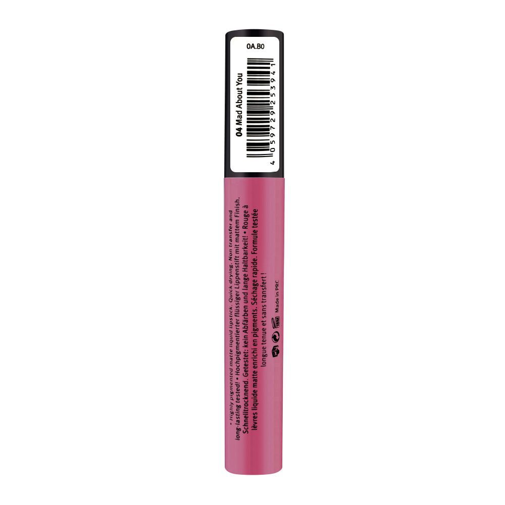Essence - Stay 8h Matte Liquid Lipstick 04 Mad About You