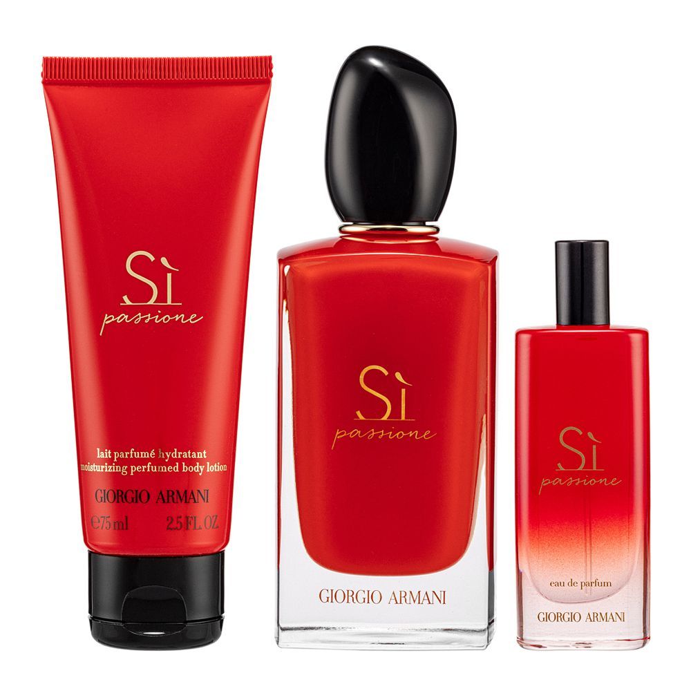 Giorgrio Armani Si Women EDP 100Ml+15Ml+Body Lotion 75Ml