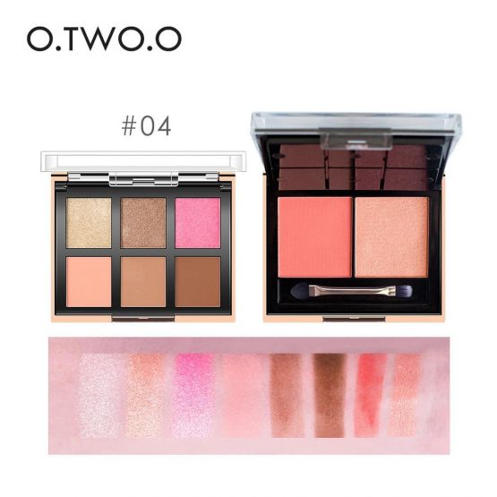 O.Two.O Travelers Eyeshadow (X6) And Blusher (X2) -04