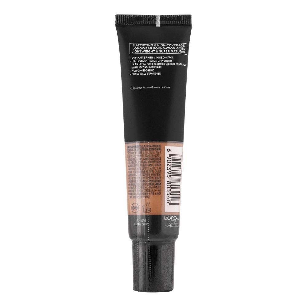 L'OREAL 24H Matte Cover Foundation 253 Caramel Sand 35Ml