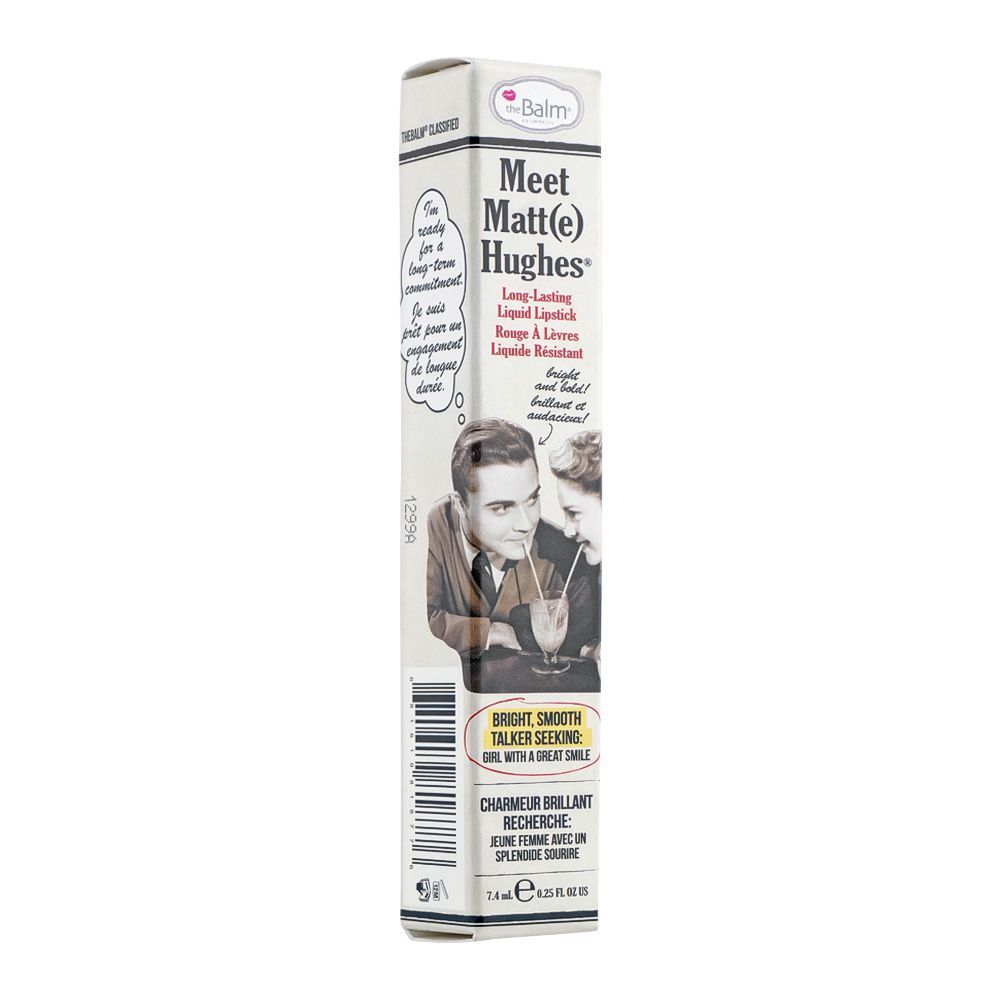 The Balm Meet Matt(e) Hughes Long Lasting Liquid Lipstick Confident 7.4Ml
