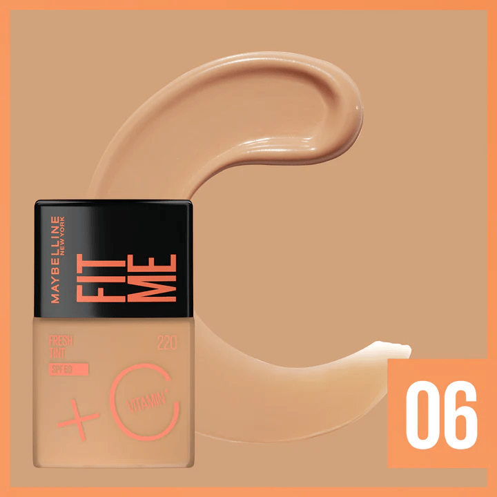 Maybelline Fit Me Fresh Tint Vit C + Spf 50- 30Ml Shade 06 - My Store