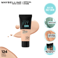 Maybelline New York- Fit Me Matte & Poreless Liquid Foundation - 124 Soft Sand - For Normal to Oily Skin