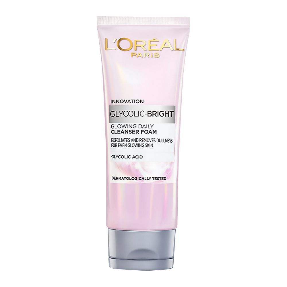 Loreal Glycolic Bright Glowing Daily Cleanser Foam 100Ml