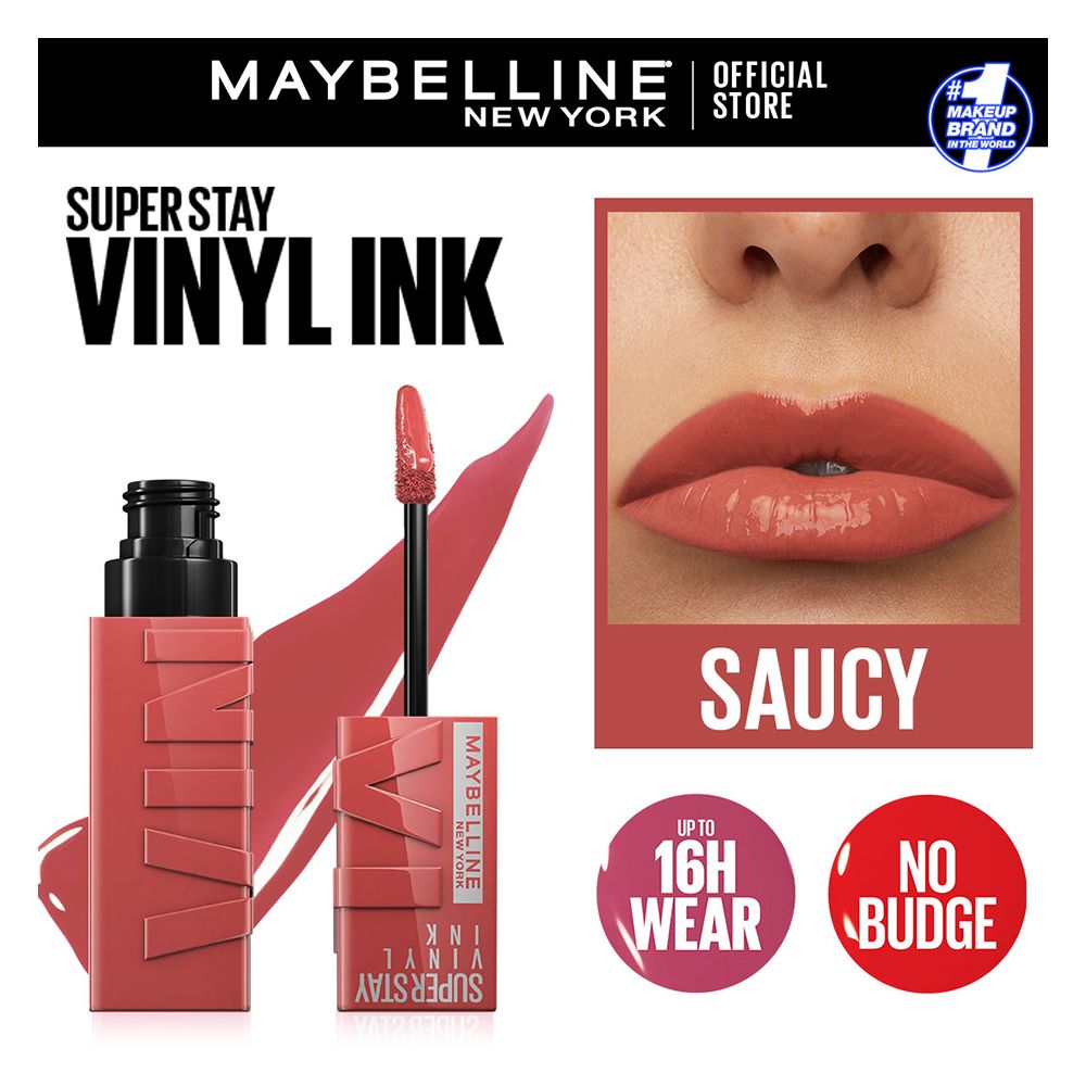 Maybelline Superstay Vinyl Ink Liquid Lipstick - 65 Saucy