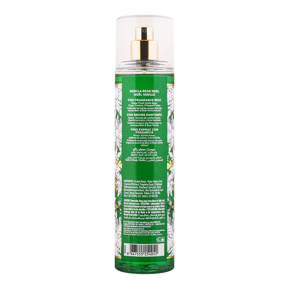 Bath & Body Work Mist Vanila Bean Noel 236Ml