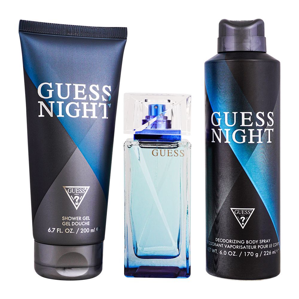 Guess Night Men Set EDT 100Ml+Deo 226Ml+Shower Gel 200Ml