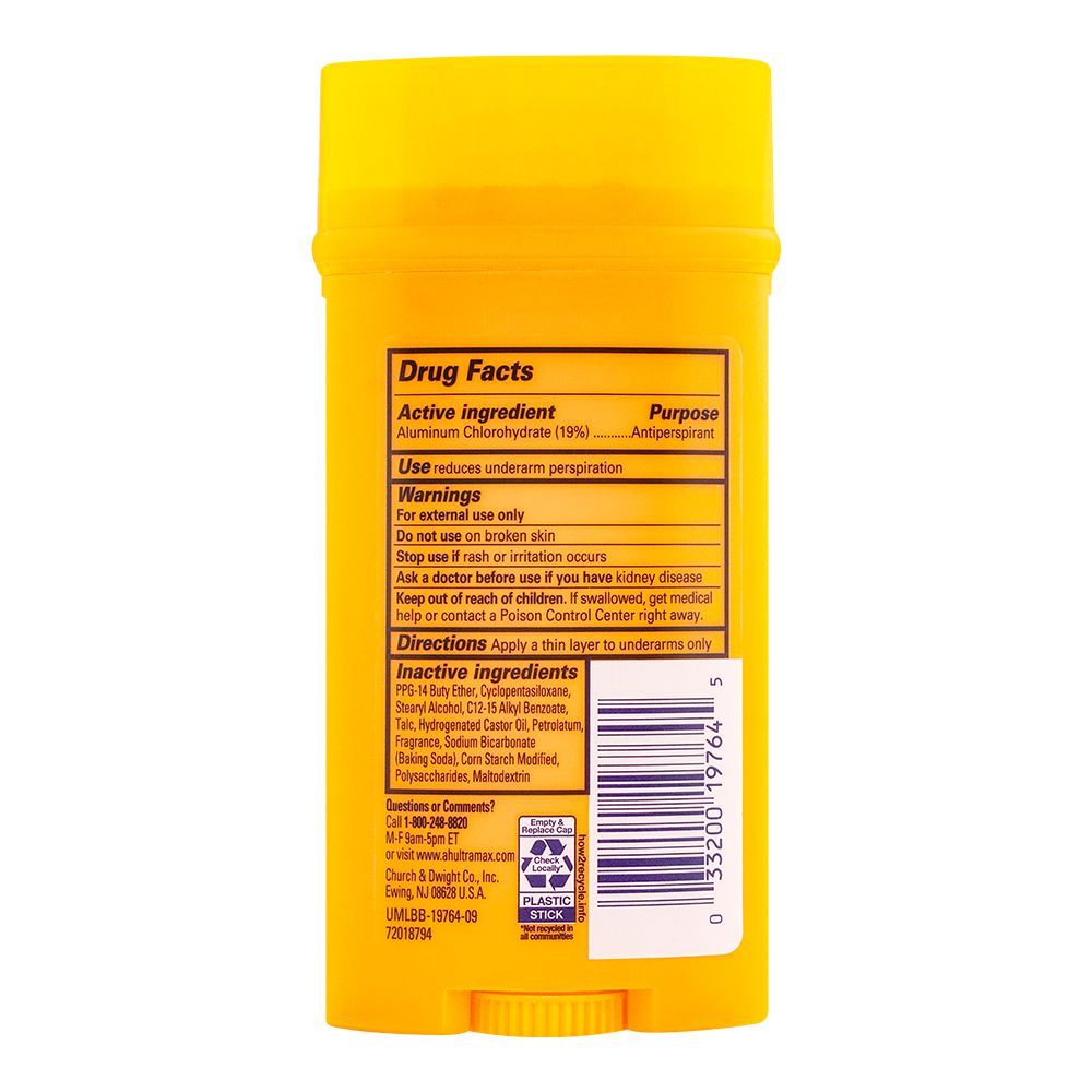 Arm & Hammer Deodorant Stick A/P Ultra Max Cool Blast 73G