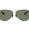 Ray-Ban RB8313M F001/71 Pilot Sunglasses Gold/Gunmetal Frame Green Lens – 61mm