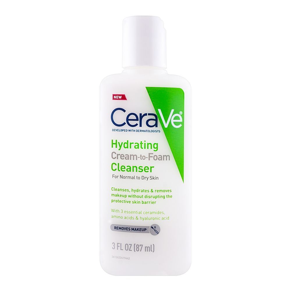 Cerave  Hydrating Cream to Foam cleanser 87Ml