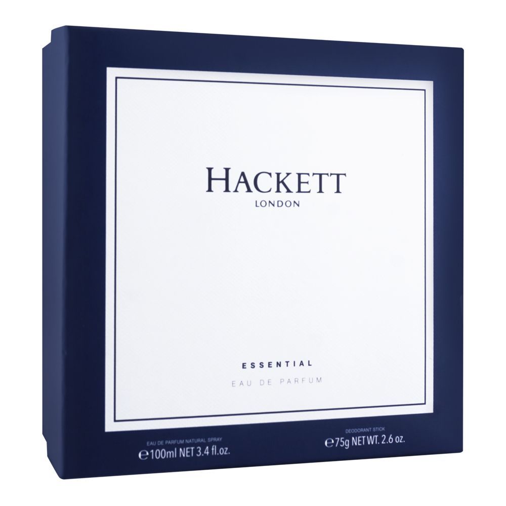Hackett Essential For Men Gift Set EDP 100Ml+Deo Stick 75G