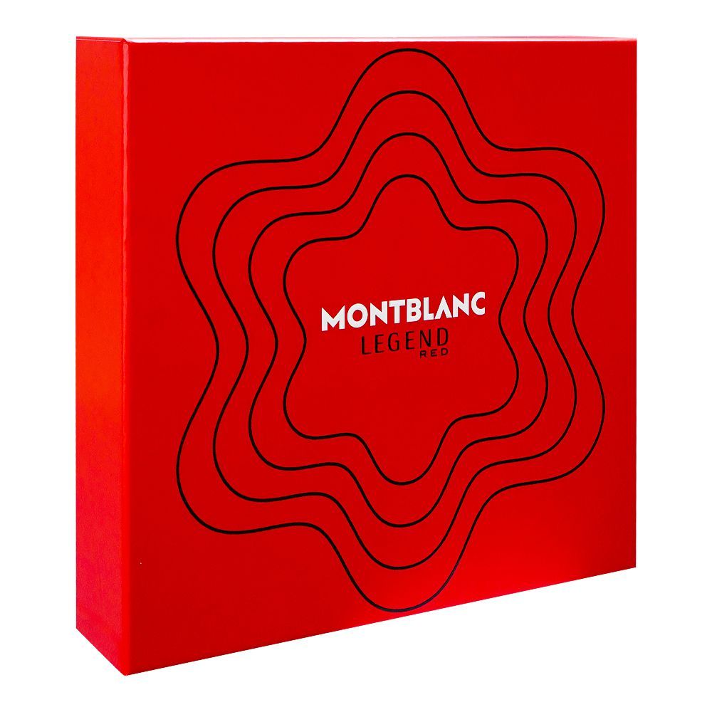Mont Blanc Legend Red Men Set EDP 100Ml+EDP 7.5Ml+Shower Gel 100Ml