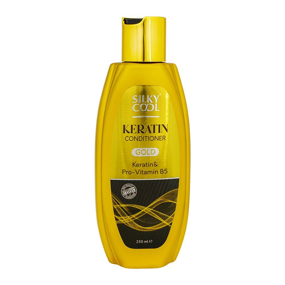 Silky Cool Keratin Conditioner Gold Pro Vitamin B5 Conditioner 250Ml