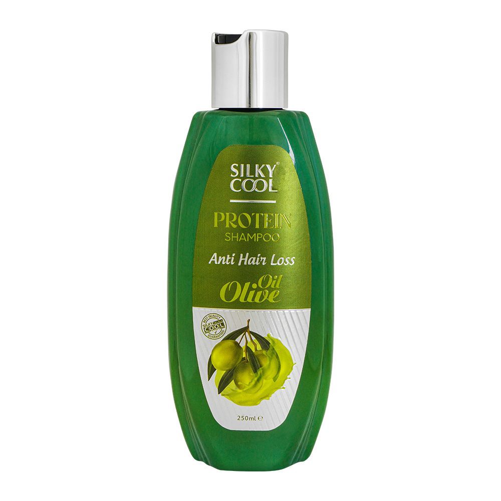 Silky Cool Protein Anti Hair Loss Oil Olive Shampoo 250Ml