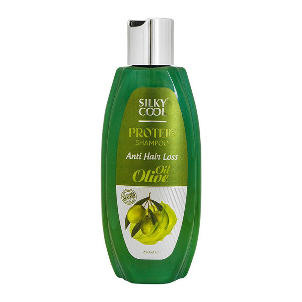 Silky Cool Protein Anti Hair Loss Oil Olive Shampoo 250Ml