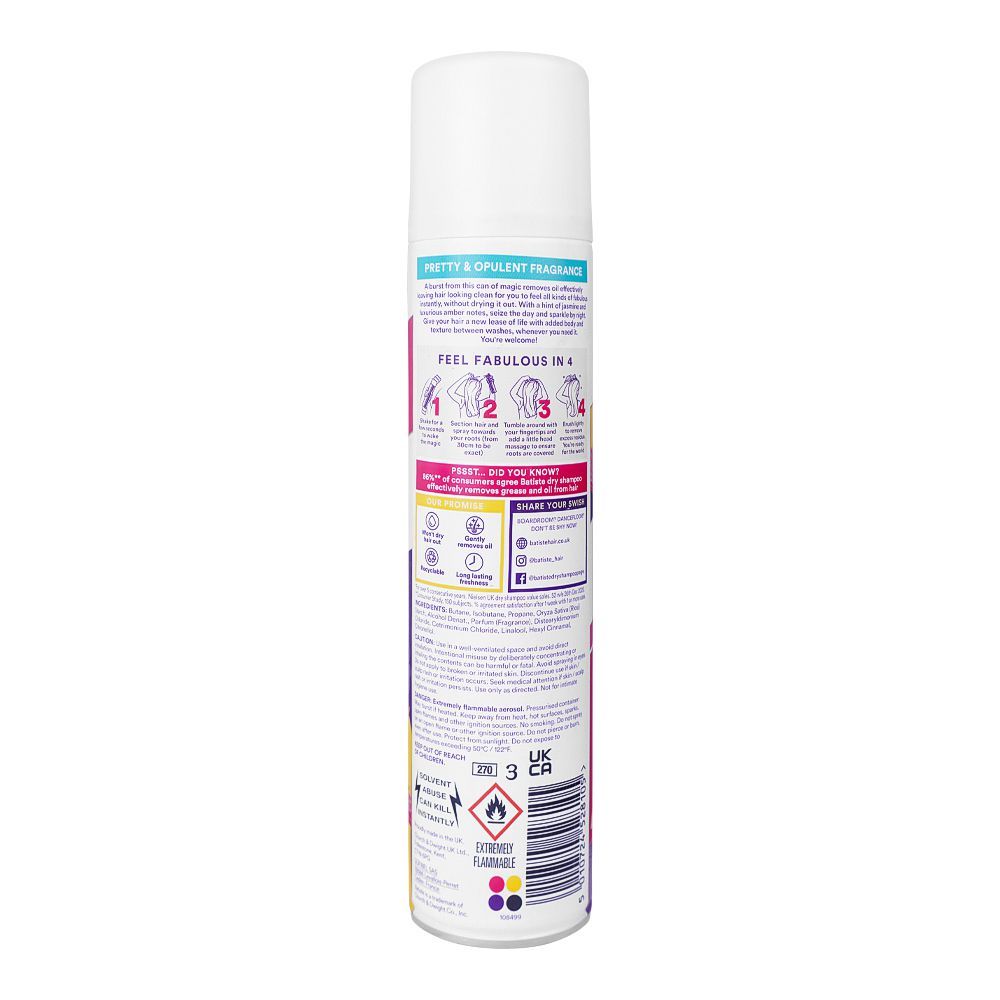 Batiste Oriental Jasmine Opulence Dry Shampoo 200Ml