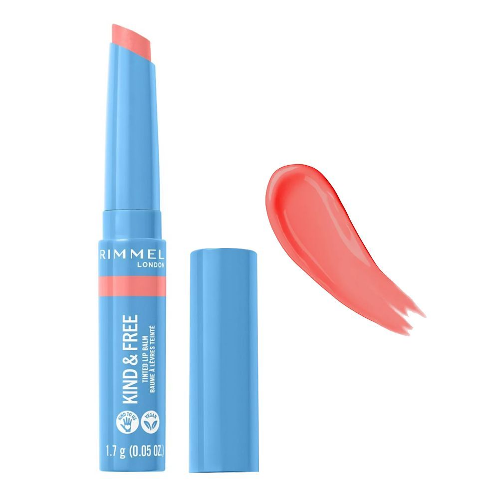Rimmel - Kind & Free Lip Balm Tinted Lip Hibiscus Blaze 004
