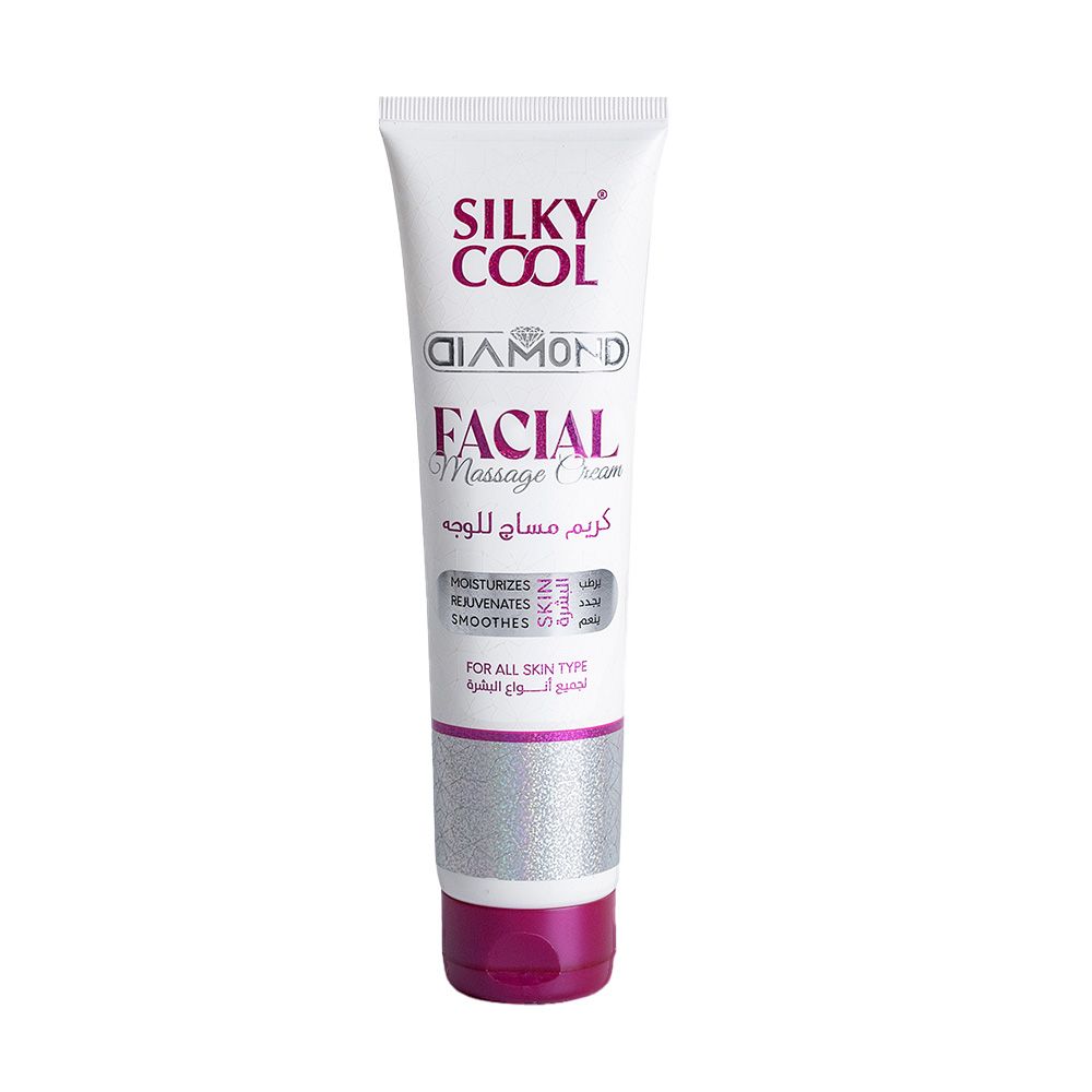 Silky Cool Diamond Facial Massage Cream 140Ml