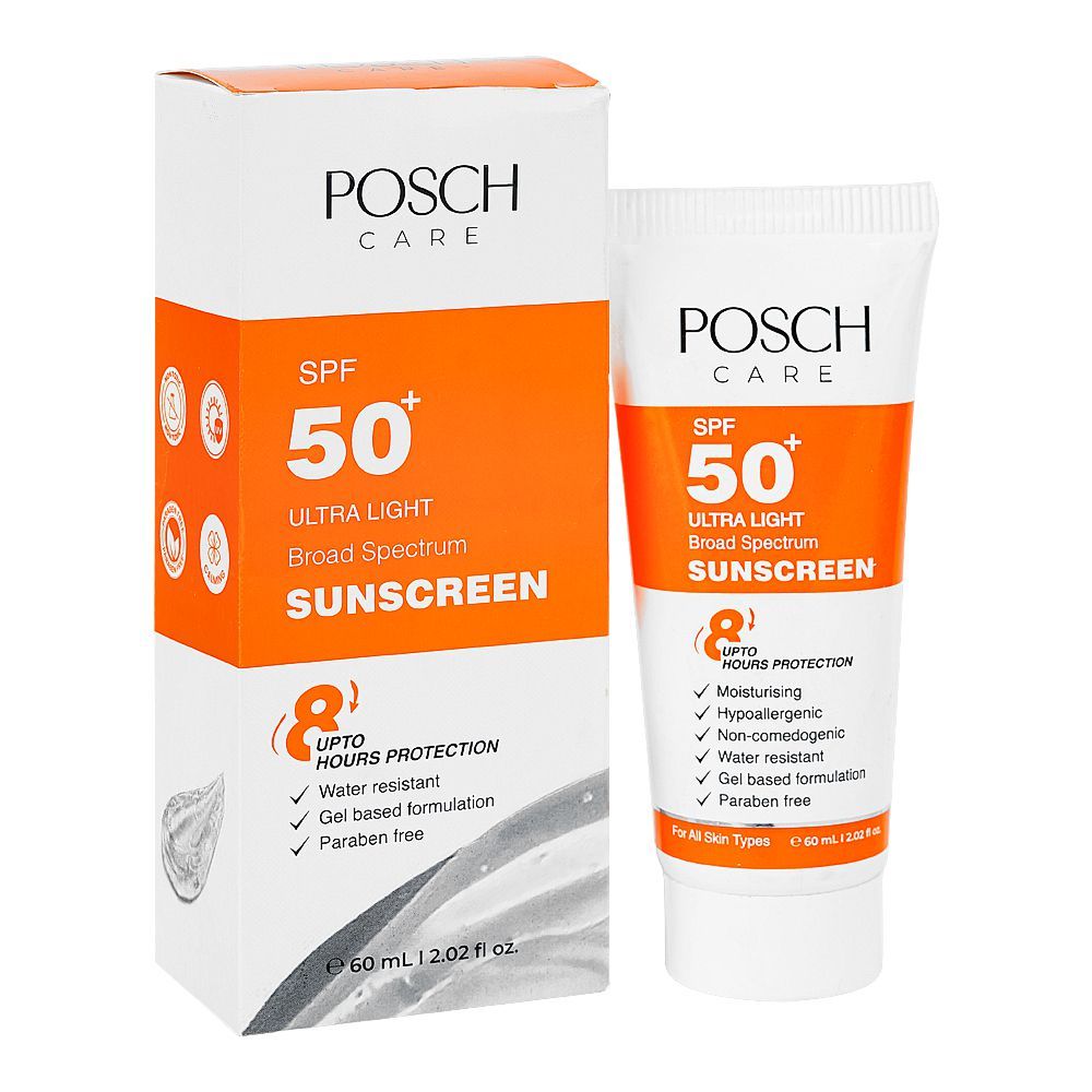 Posch Care Ultra Light SPF 50+ Sunscreen 60ml