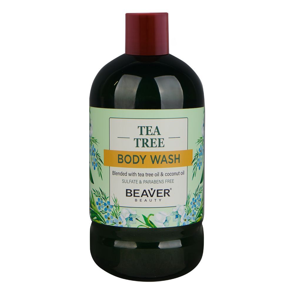Beaver Tea Tree & Coconut Oil Body Wash 600Ml