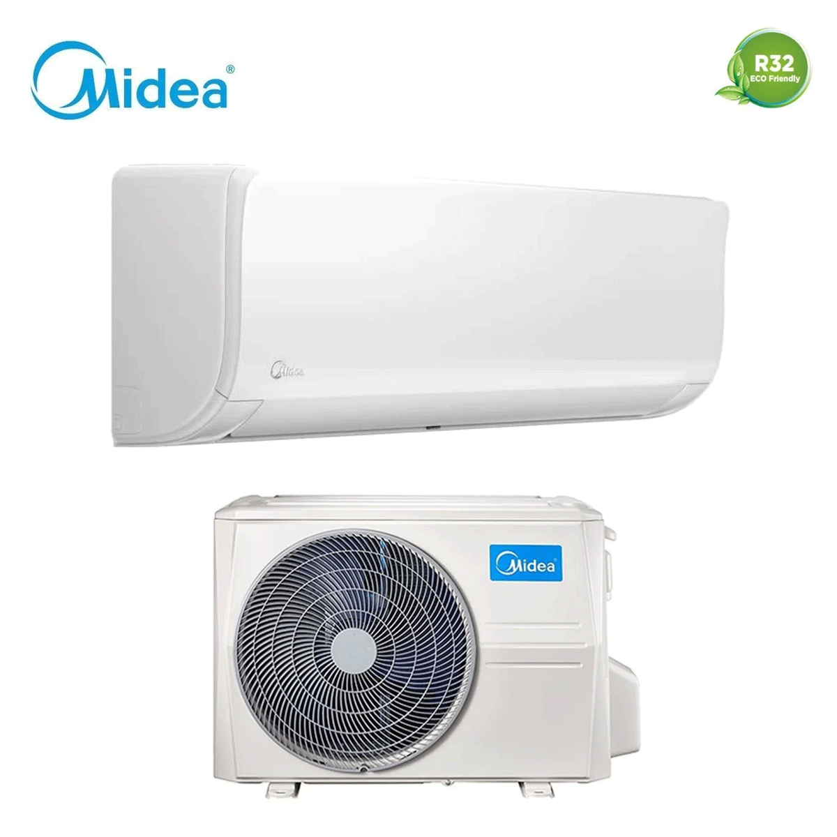 MIDEA 1.0 TON BREEZELESS E INVERTER SPLIT AC Model MSCB1BU-12HRFN8