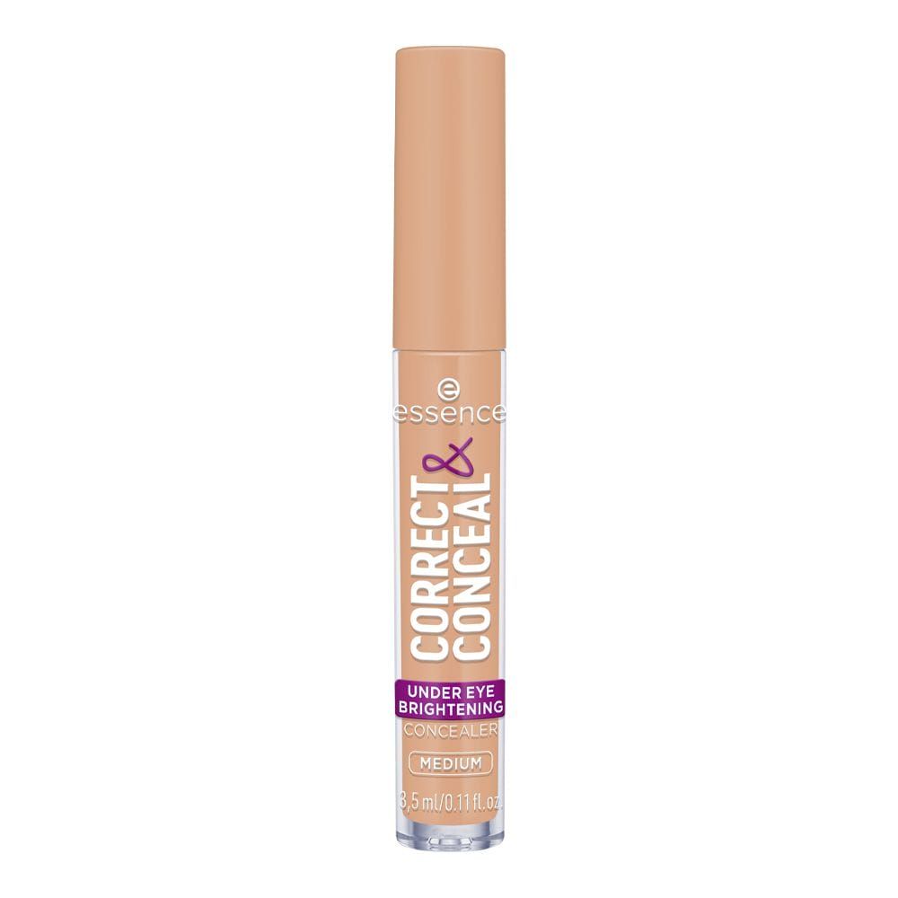 Essence Correct & Conceal Under Eye Brightening Concealer - 20 Medium 3.5Ml