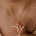 Zeesy Personalized Minimalist Name Necklace