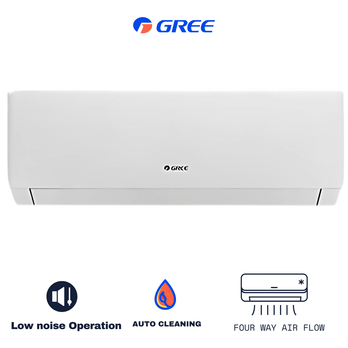 Gree 1 Ton DC Inverter A/C Only Cool – GS-12PITH-10W