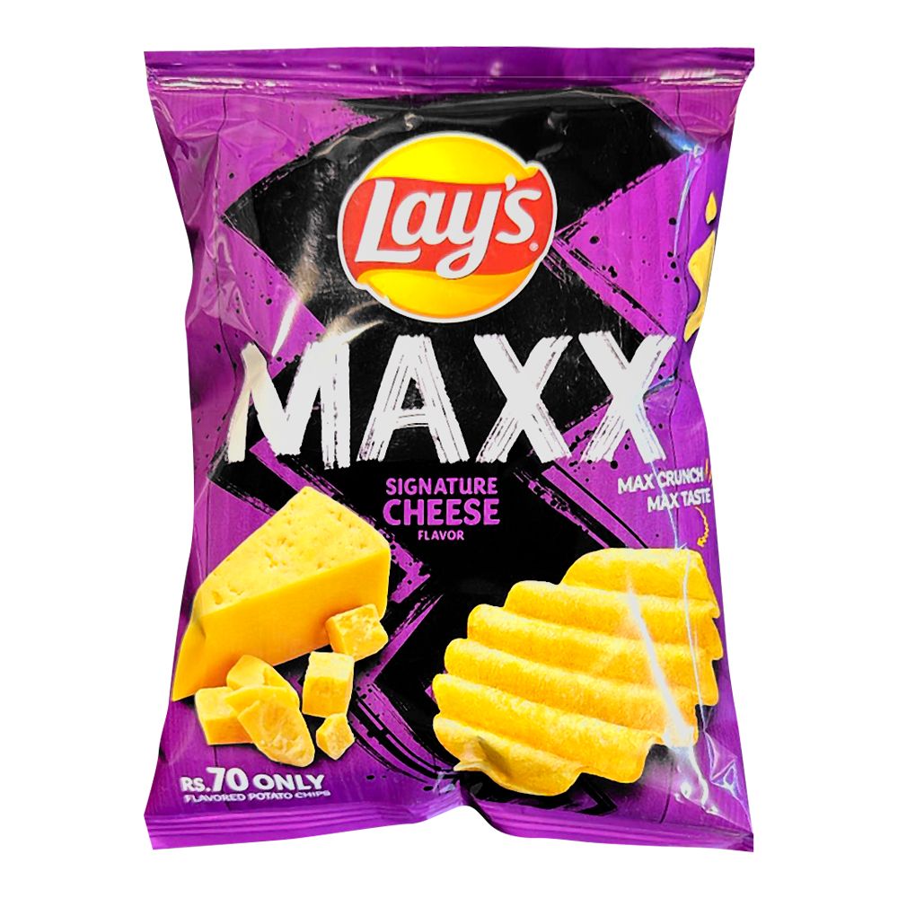 Lays Maxx Signature Cheese Flavored Chips Rs70