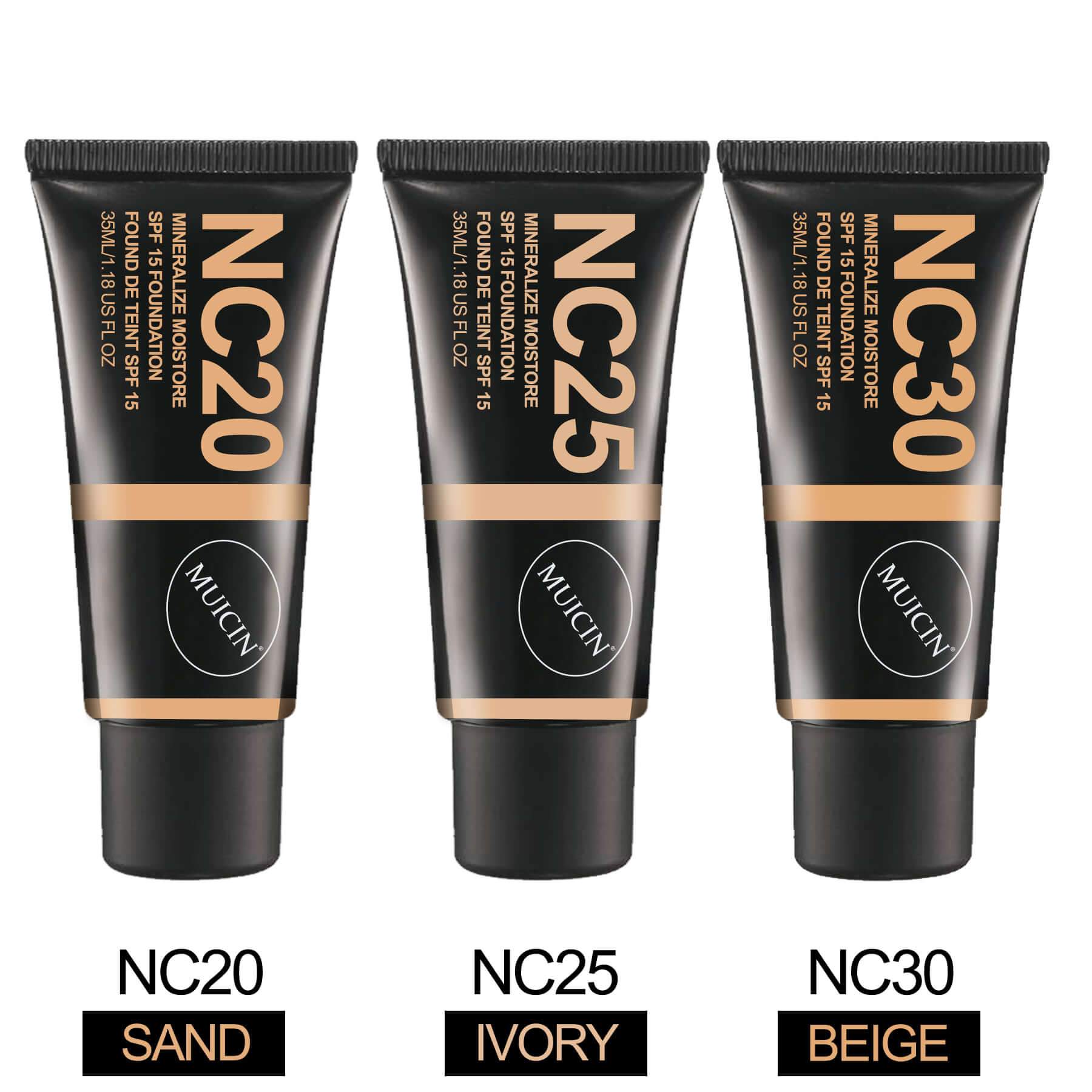 MUICIN - Mineralize Moisture SPF 15 Foundation Tube