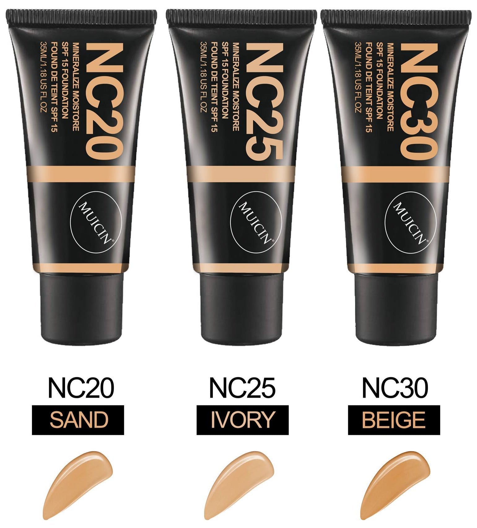 MUICIN - Mineralize Moisture SPF 15 Foundation Tube