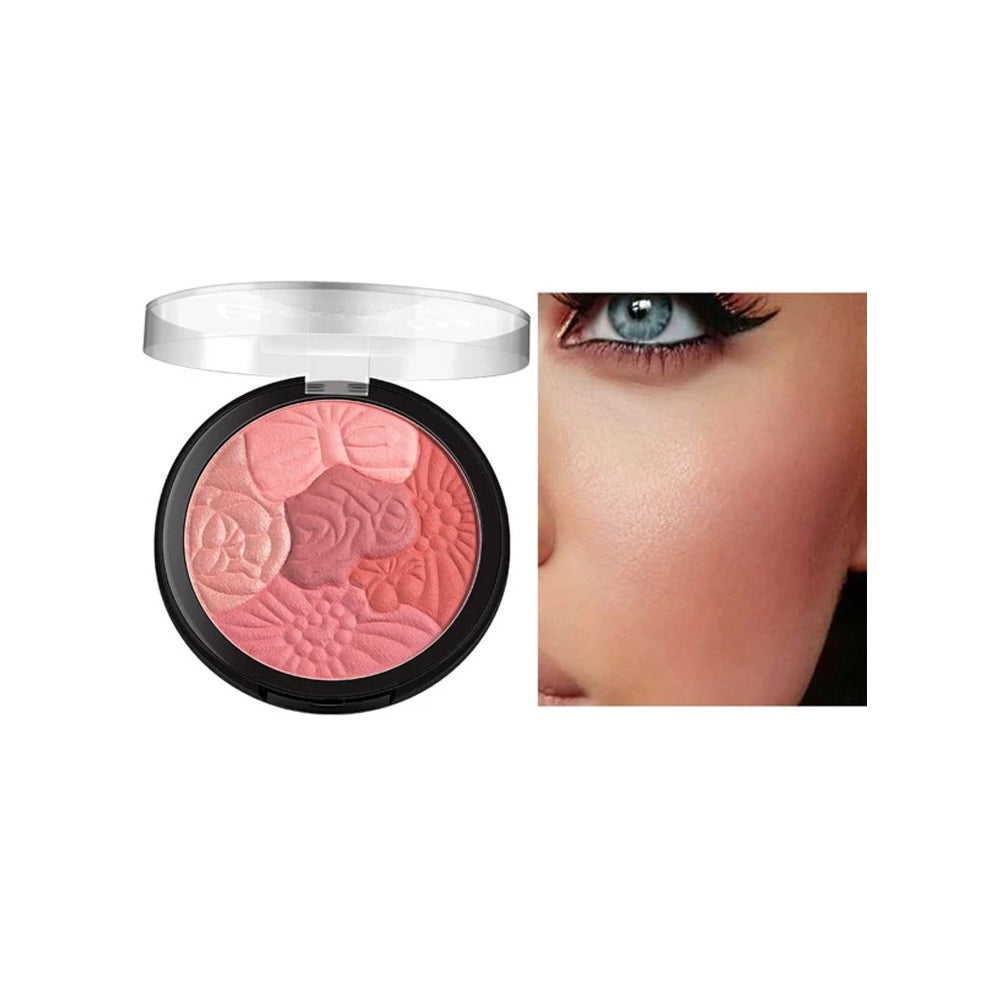 Shein- Flower Pattern Powder Blush 02