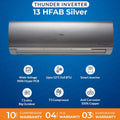 Haier Inverter AC | Model 13HFAB-G 1 Ton Thunder T3 Series DC Inverter | Heat And Cool | Latest Model with T3 Ultra Big Size Outdoor