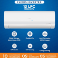 Haier AC 1 Ton DC Inverter Split | Model AC HSU -13LF UPS Enabled Self Cleaning 67 % Energy Saving Turbo Cooling