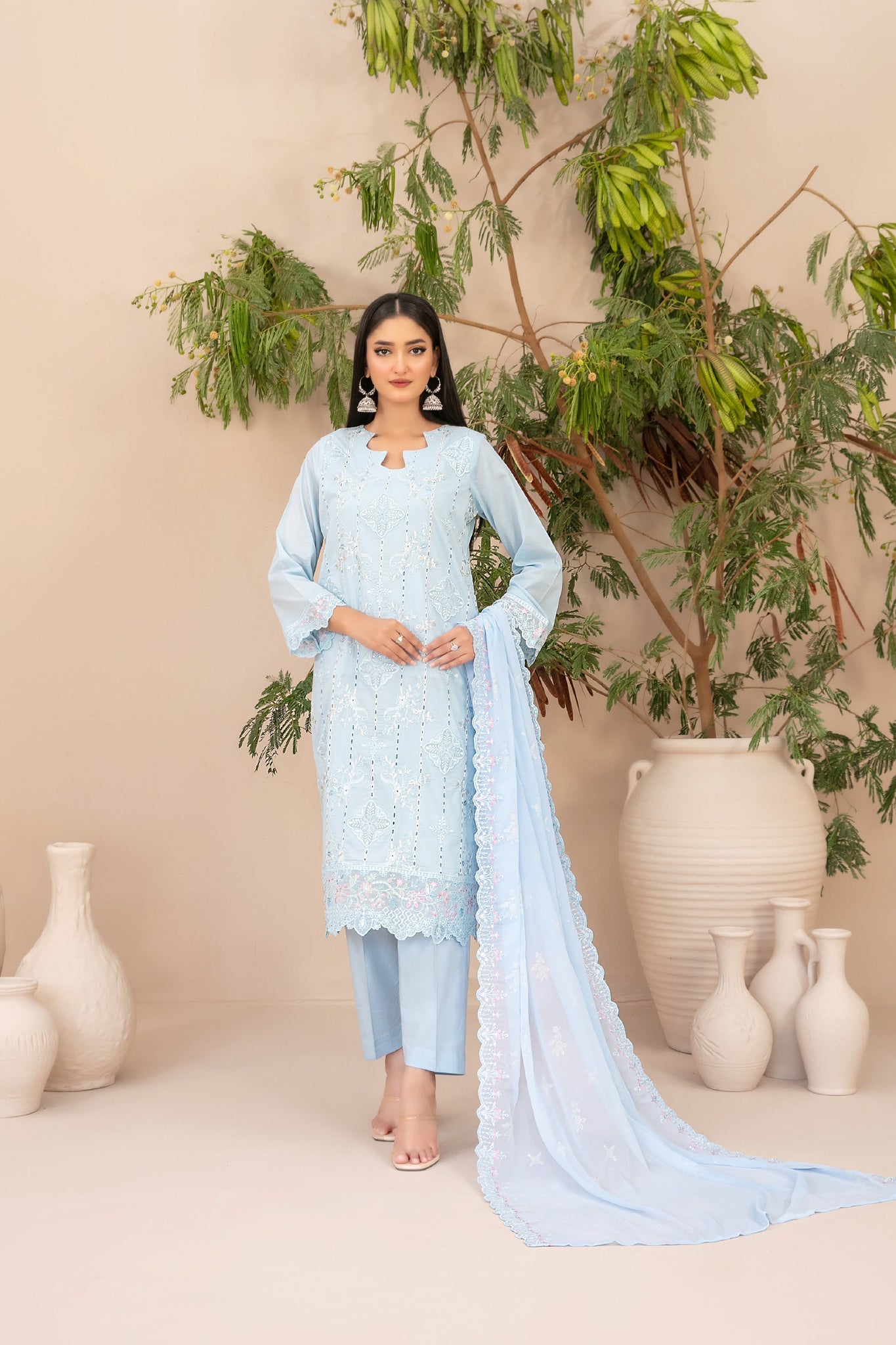 Simay By Tawakkal Stitched 3 Piece Emb Lawn Vol-01 Suit-D-1448