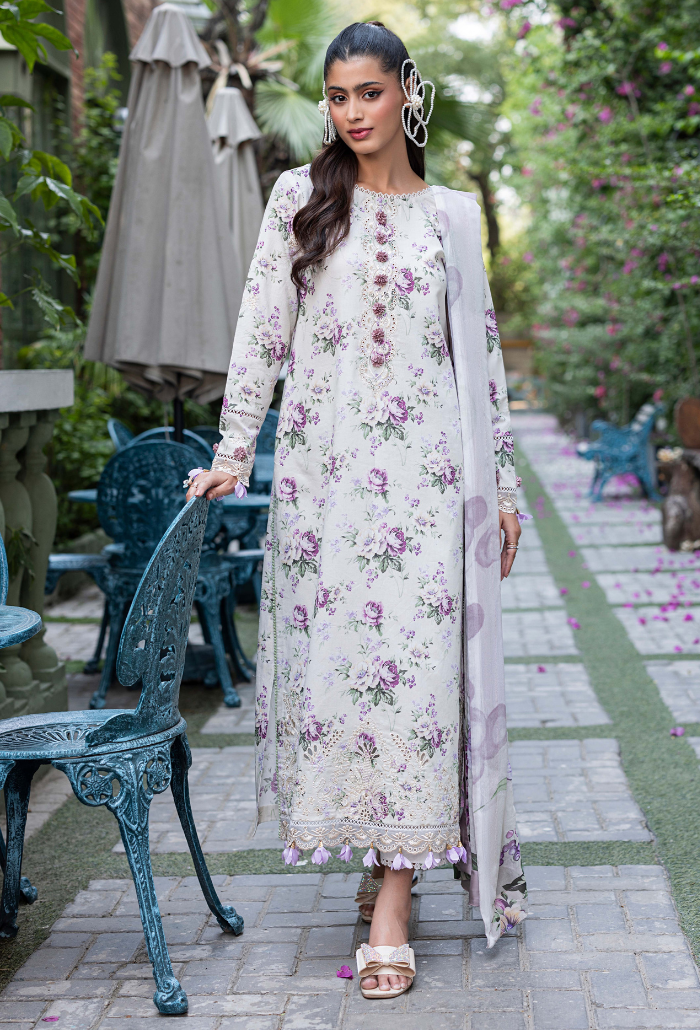 Eden Garden By Humdum Stitched 3 Piece Lawn Chapter 2 Suit-D-07
