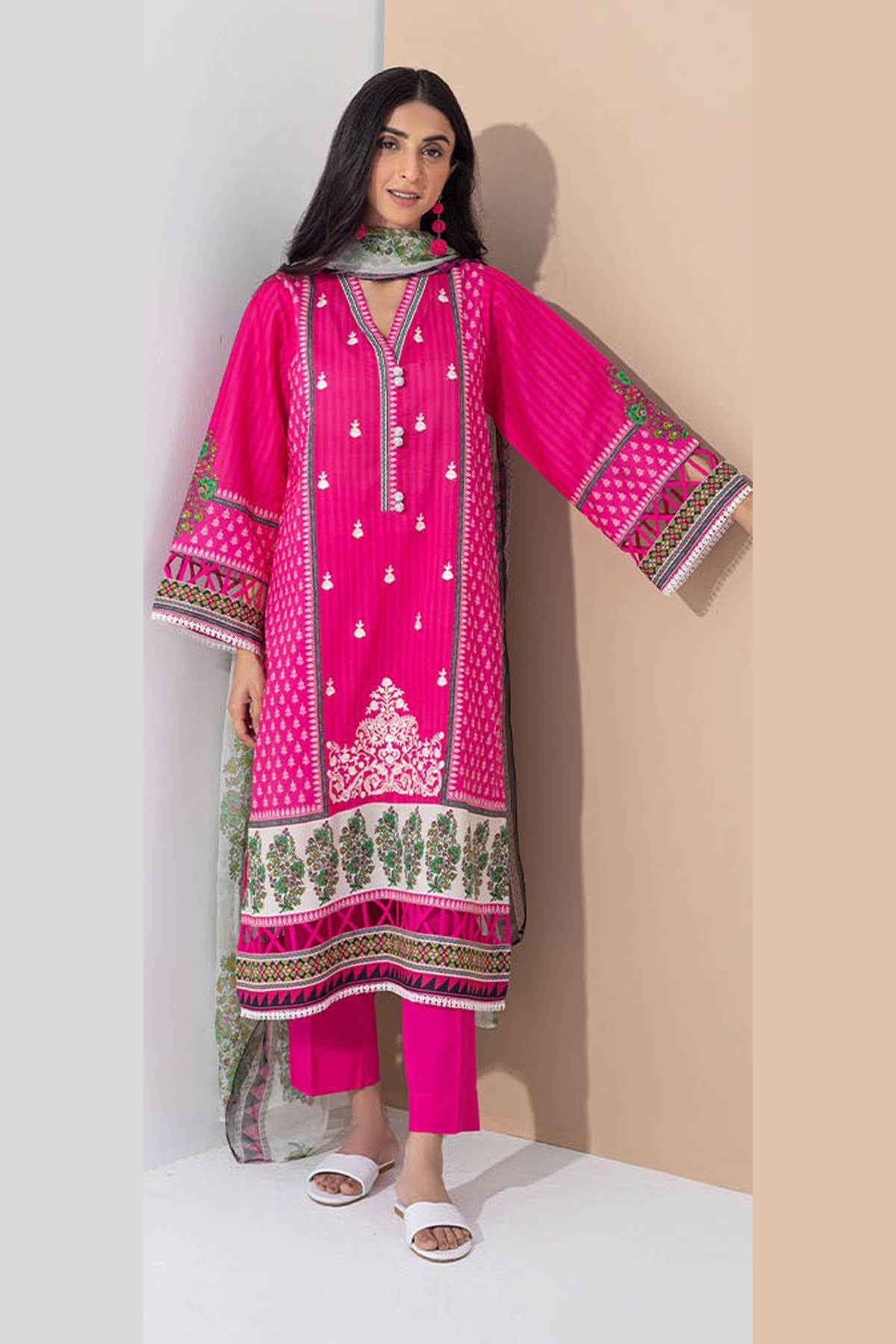 zellbury -Shirt Shalwar Dupatta - - 3 pc Lawn Suit -vol4