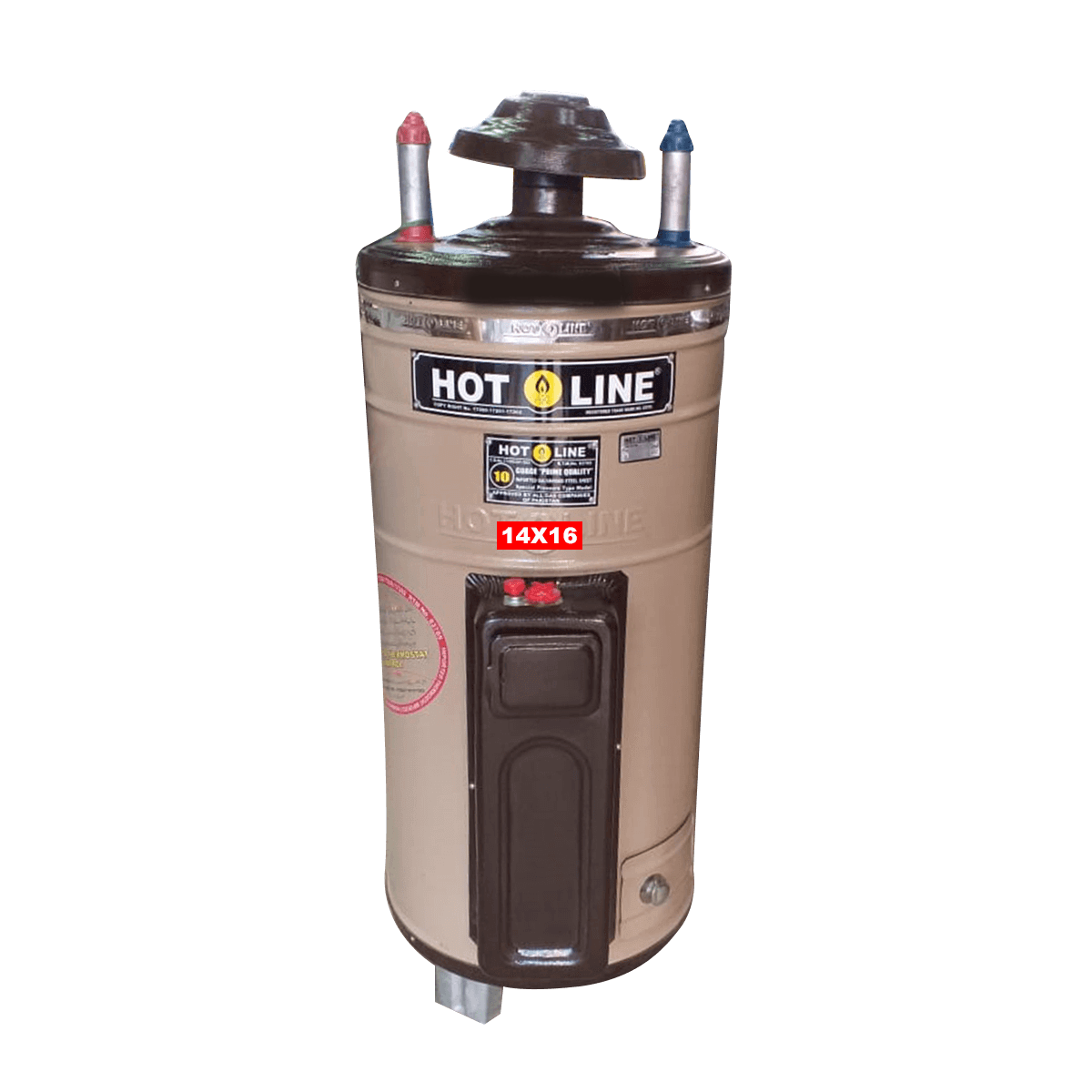 Hotline Water Heater Geyser 15 Gallon -14 X 16 - My Store