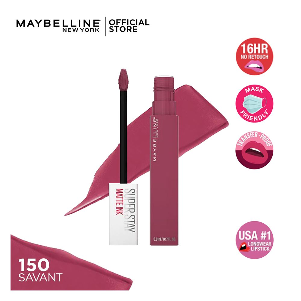 Maybelline Superstay Matte Ink Lipstick - 150 Savant