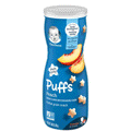 Gerber Puffs Souffles Peach Flavour Cereal 42g
